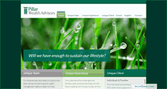 Desktop Screenshot of pillarwealthadvisors.com